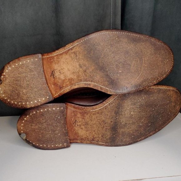 Allen Edmonds MacNeil 9157 Leather Wingtip Dress Shoe US Men's 11 AAA (Narrow) - Picture 6 of 9